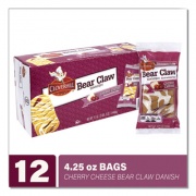 Cloverhill Bakery Cherry Cheese Bear Claw, 4.25 oz, 12/Pack, Delivered in 1-4 Business Days (22001095)