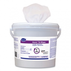 Diversey Oxivir TB Disinfectant Wipes, 11 x 12, White, 160/Bucket, 4 Bucket/Carton (5627427)