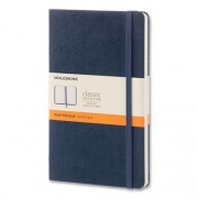 Moleskine CLASSIC COLLECTION HARD COVER NOTEBOOK, DOTTED RULE, SAPPHIRE BLUE COVER, 5 X 8.25, 240 SHEETS (2071318)