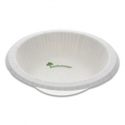 Pactiv Evergreen EarthChoice Pressware Compostable Dinnerware, Bowl, 12 oz, White, 750/Carton (PSB12EC)