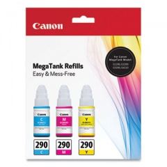 Canon 1596C005 (GI-290) Ink, Cyan/Magenta/Yellow, 3/Pack