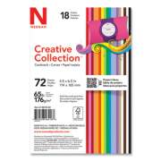 Neenah CREATIVE COLLECTION PREMIUM CARDSTOCK, 65 LB, 4.5 X 6.5, ASSORTED STARTER PACK, 72/PACK (24374949)