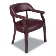 Office Star Products Products Products WORK SMART TRADITIONAL VINYL GUEST CHAIR, JAMESTOWN OXBLOOD (591794)