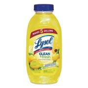 LYSOL Clean and Fresh Multi-Surface Cleaner, Sparkling Lemon and Sunflower Essence, 10.75 oz Bottle, 20/Carton (93805CT)