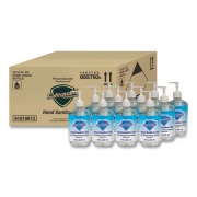 Safeguard Professional Hand Sanitizer Gel, 18 oz Pump Bottle, Fragrance-Free, 12/Carton (85793)