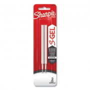 Sharpie 0.7 mm Pen Refills, Medium 0.7 mm Bullet Tip, Black Ink, 2/Pack (2096168)
