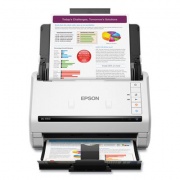Epson DS-770 II Color Duplex Document Scanner, 600 dpi Optical Resolution, 100-Sheet Duplex Auto Document Feeder (B11B262201)