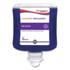 SC Johnson Professional InstantFOAM Non-Alcohol Hand Sanitizer, 1 L Refill, Light Perfume Scent, 6/Carton (56827)