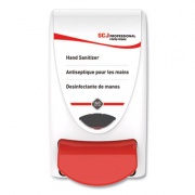 SC Johnson Professional Hand Sanitizer Dispenser, 1 Liter Capacity, 4.92 x 4.6 x 9.25, White, 15/Carton (SAN1LDSEA)