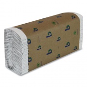 Boardwalk Green C-Fold Towels, Natural White, 10 1/8 x 12 3/4, 150/Pk, 16 Pks/Ct (51GREENB)