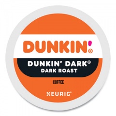 Dunkin Donuts K-Cup Pods, Original Dark Roast, 22/Box (12798)