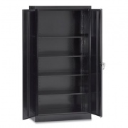 Alera Economy Assembled Storage Cabinet, 36w x 18d x 72h, Black (CME7218BK)
