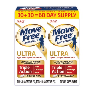 Move Free Ultra Triple Action with UCII Twin Pack, 60 Tablets (95603)