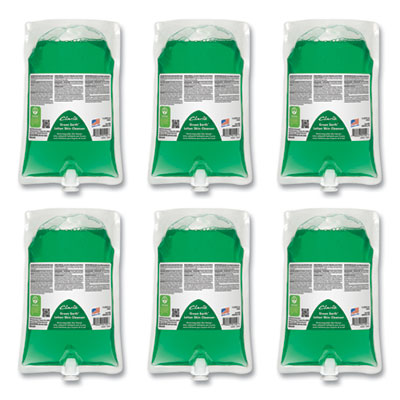Betco Green Earth Lotion Skin Cleanser Refill, Fresh Meadow, 1,000 mL Bag, 6/Carton (7832900)