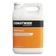 Coastwide Professional Diamond High-Performance Floor Finish, Fruity Scent, 3.78 L Container, 4/Carton (919533)