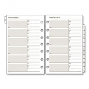 AT-A-GLANCE Day Runner 210100 Telephone/Address 1/12-Cut A-Z Tab Refill