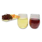 Tablemate 0211 Plastic Stemless Wine Glasses
