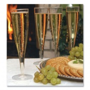 Tablemate 2719066 Plastic Champagne Glasses