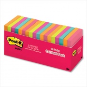 Post-it Notes ORIGINAL PADS IN CAPE TOWN COLORS, 3 X 3, 100 SHEETS/PAD, 6 PADS/PACK (1611322)