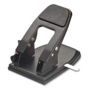 Officemate 50-SHEET HEAVY-DUTY TWO-HOLE PUNCH WITH PADDED HANDLE, 1/4" HOLES, BLACK (573115)