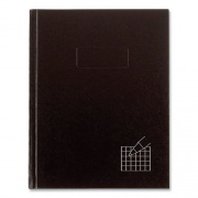 Blueline PROFESSIONAL QUAD NOTEBOOK, QUADRILLE RULE, BLACK COVER, 9.25 X 7.25, 96 SHEETS (384619)
