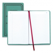 National TUFF SERIES RECORD BOOK, GREEN, 7.63 X 12.13, 150 WHITE PAGES (807346)