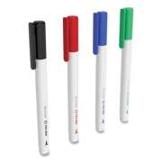 TRU RED Dry Erase Marker, Pen-Style, Extra-Fine Bullet Tip, Assorted Colors, 4/Pack (24402805)