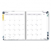 Blueline Monthly 14-Month Planner, Floral Watercolor Artwork, 11 x 8.5, Multicolor Cover, 14-Month (Dec to Jan): 2021 to 2023 (C701G01)