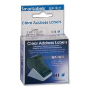 Seiko SLP-1RLC Self-Adhesive Address Labels, 1.12" x 3.5", Clear, 130 Labels/Roll