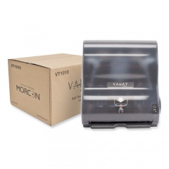 Morcon Tissue Valay 10 Inch Roll Towel Dispenser, 13.25 x 9 x 14.25, Black (VT1010)