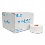 Morcon Tissue Jumbo Bath Tissue, Septic Safe, 2-Ply, White, 750 ft, 12 Rolls/Carton (VT110)