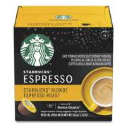 NESCAF Dolce Gusto Starbucks Coffee Capsules, Blonde Espresso Roast, 12/Box (94333BX)
