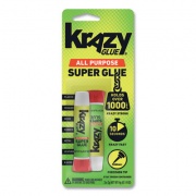 All Purpose Krazy Glue, 0.07 oz, Dries Clear, 2/Pack (KG517)