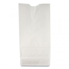 General Grocery Paper Bags, 35 lbs Capacity, #10, 6.31"w x 4.19"d x 13.38"h, White, 500 Bags (GW10500)