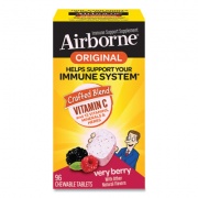Airborne Immune Support Chewable Tablet, Berry, 96 Count (96340)