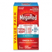 MegaRed Advanced Total Body Refresh Omega, 65 Count (10713)