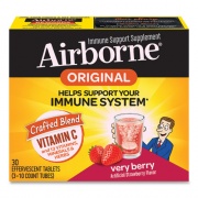 Airborne Immune Support Effervescent Tablet, Very Berry, 30 Count (96379)