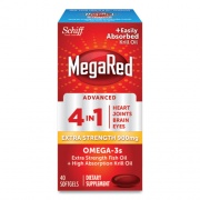 MegaRed Advanced 4-in-1 Omega-3 Softgel, 900 mg, 40 Count (96399)