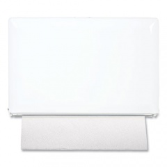 San Jamar Singlefold Paper Towel Dispenser, 10.75 x 6 x 7.5, White (T1800WH)