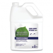 Seventh Generation Professional Liquid Laundry Detergent, Free and Clear Scent, 1 gal Bottle, 2/Carton (44891CT)