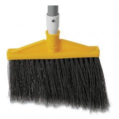 Rubbermaid Commercial Angled Large Broom, 48.78" Handle, Silver/Gray (6385GRA)