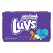 Luvs Diapers, Size 2, 12 lbs to 18 lbs, 40/Pack, 2 Pack/Carton (85923)