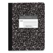 Roaring Spring Marble Cover Composition Book, Wide/Legal Rule, Black Marble Cover, 9.75 x 7.5, 50 Sheets (77220)