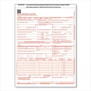 ComplyRight CMS-1500 Health Insurance Claim Forms, One-Part, 8.5 x 11, 500/Box (650656)