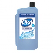 Dial Professional Antibacterial Liquid Hand Soap Refill for 1 L Liquid Dispenser, Spring Water, 1 L, 8/Carton (15934CT)