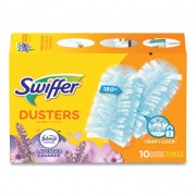 Swiffer Refill Dusters, Dust Lock Fiber, Light Blue, Lavender Vanilla Scent, 10/Box (21461BX)
