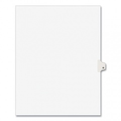 Preprinted Legal Exhibit Side Tab Index Dividers, Avery Style, 26-Tab, O, 11 x 8.5, White, 25/Pack, (1415) (01415)