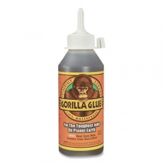 Gorilla Original Formula Glue, 8 oz, Dries Light Brown (5000806)