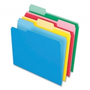 Pendaflex Colored File Folders, 1/3-Cut Tabs: Assorted, Letter Size, Assorted Colors, 36/Pack (03086)