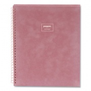 Poppin Velvet Professional Notebook, 1 Subject, Medium/College Rule, Dusty Rose Cover, 10.25 x 8.25, 40 Sheets (106158)
